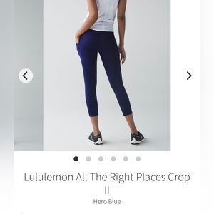 Lululemon All The Right Places Crop ll